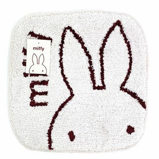 ミッフィー(miffy)の【廃番】ミッフィー miffy チェアパッド ステアミッフィー マルチマット インテリア アイボリー(フロアマット)