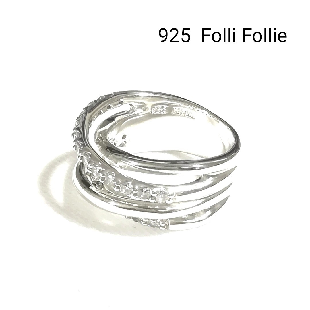 Folli Follie(フォリフォリ)の専用です♪(美品) フォリフォリシルバーリング 約13号 レディースのアクセサリー(リング(指輪))の商品写真