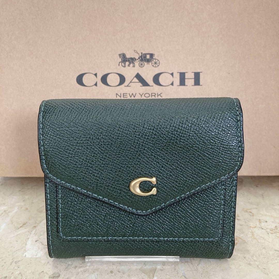 COACH - 【コーチ】美品✨コンパクト スモールウォレット 折り財布