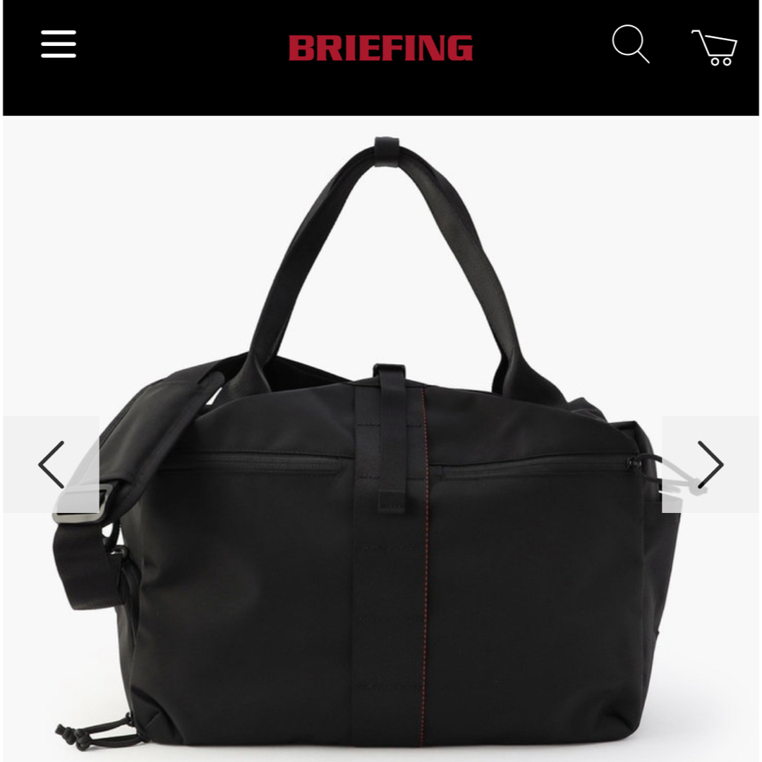 BRIEFING(ブリーフィング)のbriefing ボストンバッグ　ブラック メンズのバッグ(ボストンバッグ)の商品写真