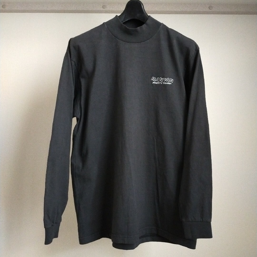 MANVAN EMBROIDERED MOCK NECK PULLOVER メンズのトップス(Tシャツ/カットソー(七分/長袖))の商品写真