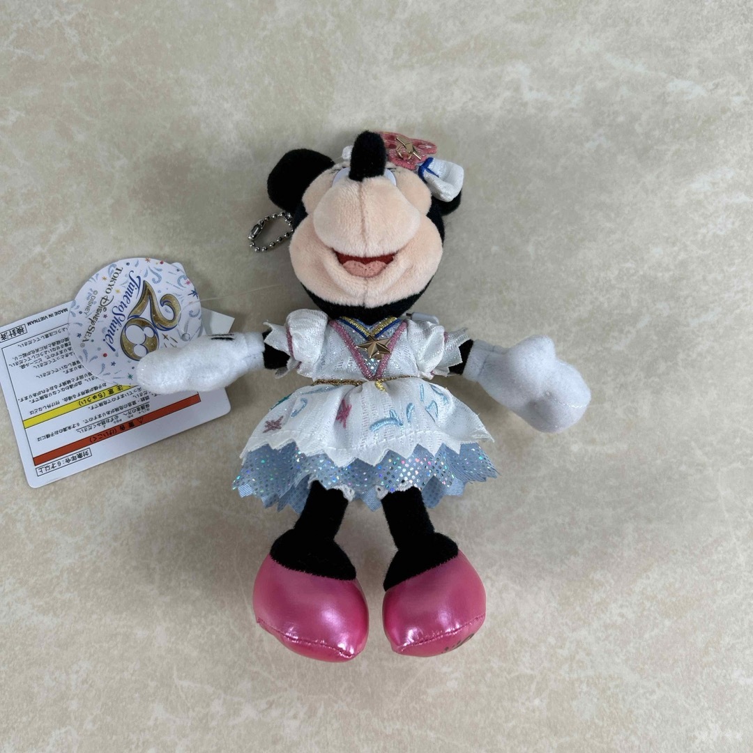 Disney(ディズニー)のディズニーシー　ミニー　ぬいぐるみバッジ エンタメ/ホビーのおもちゃ/ぬいぐるみ(キャラクターグッズ)の商品写真