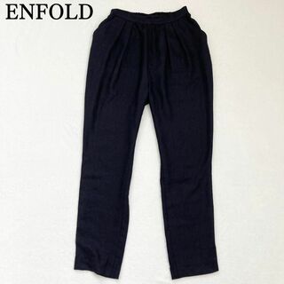 ENFOLD - 【ENFOLD エンフォルド】JOGGER PANTS ジョガーパンツ レザー 