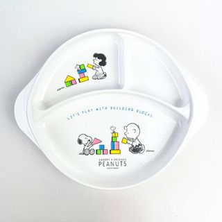 スヌーピー(SNOOPY)のスヌーピー ランチ 皿 SNOOPY  白 ベビー 食器 プレート 白 キッチン用品(グラス/カップ)