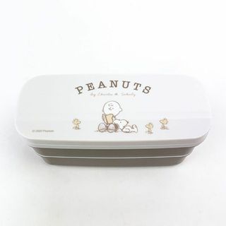 スヌーピー(SNOOPY)のスヌーピー ランチボックス2段 PEANUTS EVERYDAY ホワイト お弁当 ランチ ランチボックス(弁当用品)