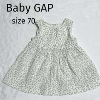 ベビーギャップ(babyGAP)の【Baby GAP】ワンピース　ダルメシアン　コーデュロイ　70サイズ(ワンピース)