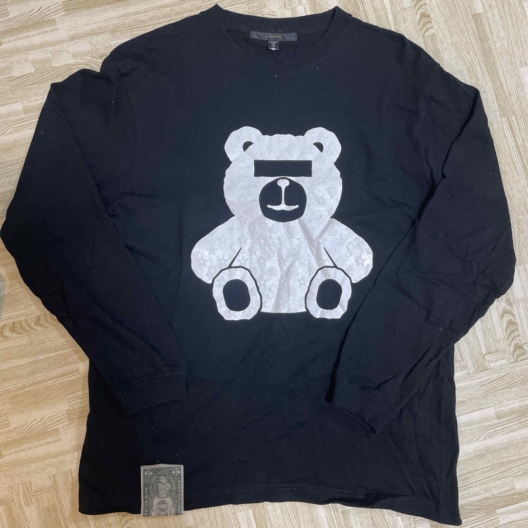 STUD MUFFIN(スタッドマフィン)のSTUD MUFFIN/Bear モノグラムフォームロングスリーブTシャツ メンズのトップス(Tシャツ/カットソー(七分/長袖))の商品写真