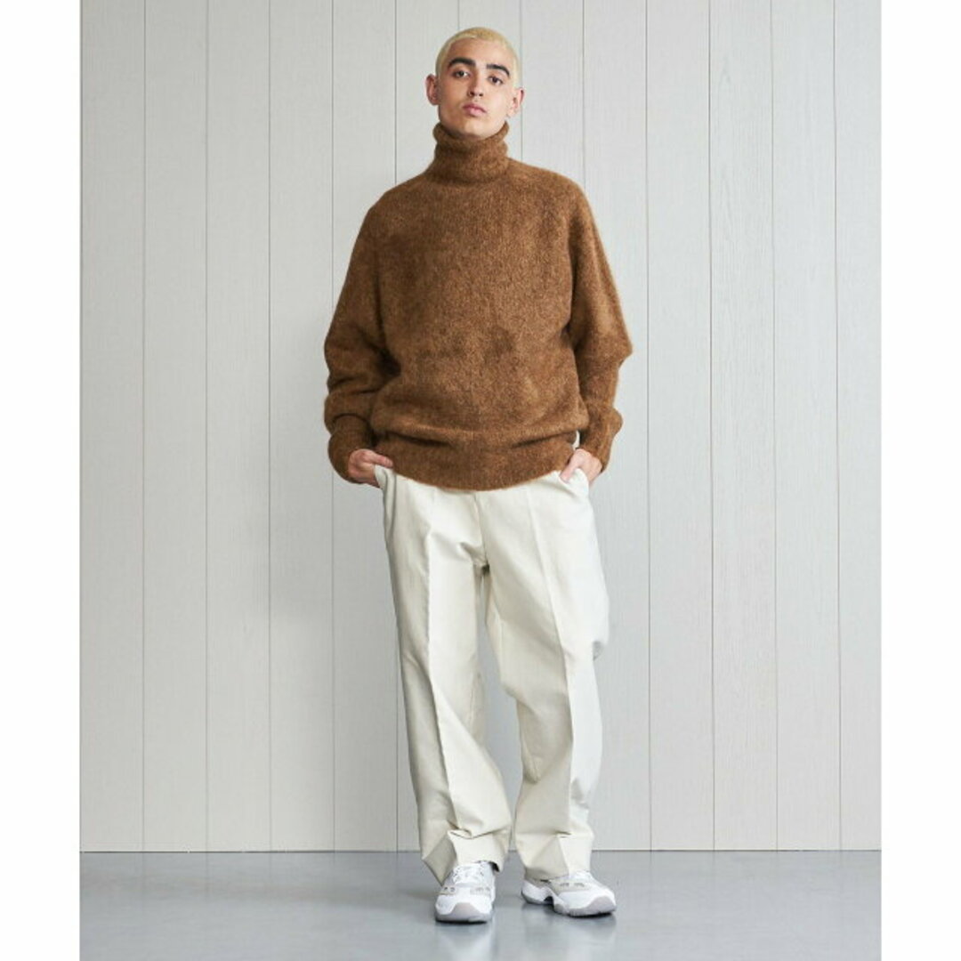 BEAUTY&YOUTH UNITED ARROWS(ビューティアンドユースユナイテッドアローズ)の【MD.BROWN】<H>SHAGGY MOHAIR HI-NECK PULLOVER/ニット メンズのトップス(ニット/セーター)の商品写真