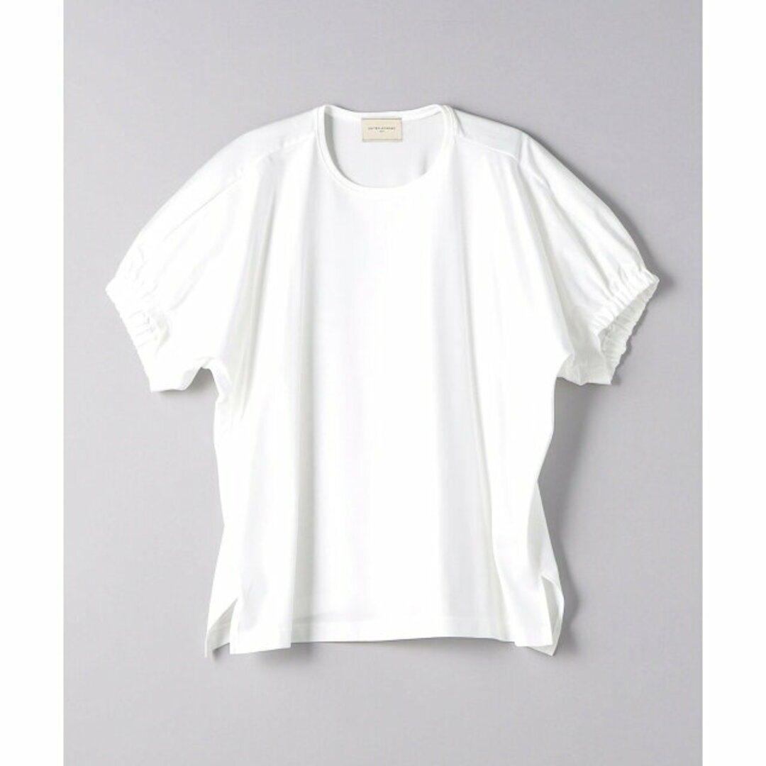 UNITED ARROWS(ユナイテッドアローズ)の【OFF WHITE】FINE/C ギャザー ショートスリーブ カットソー レディースのトップス(カットソー(長袖/七分))の商品写真