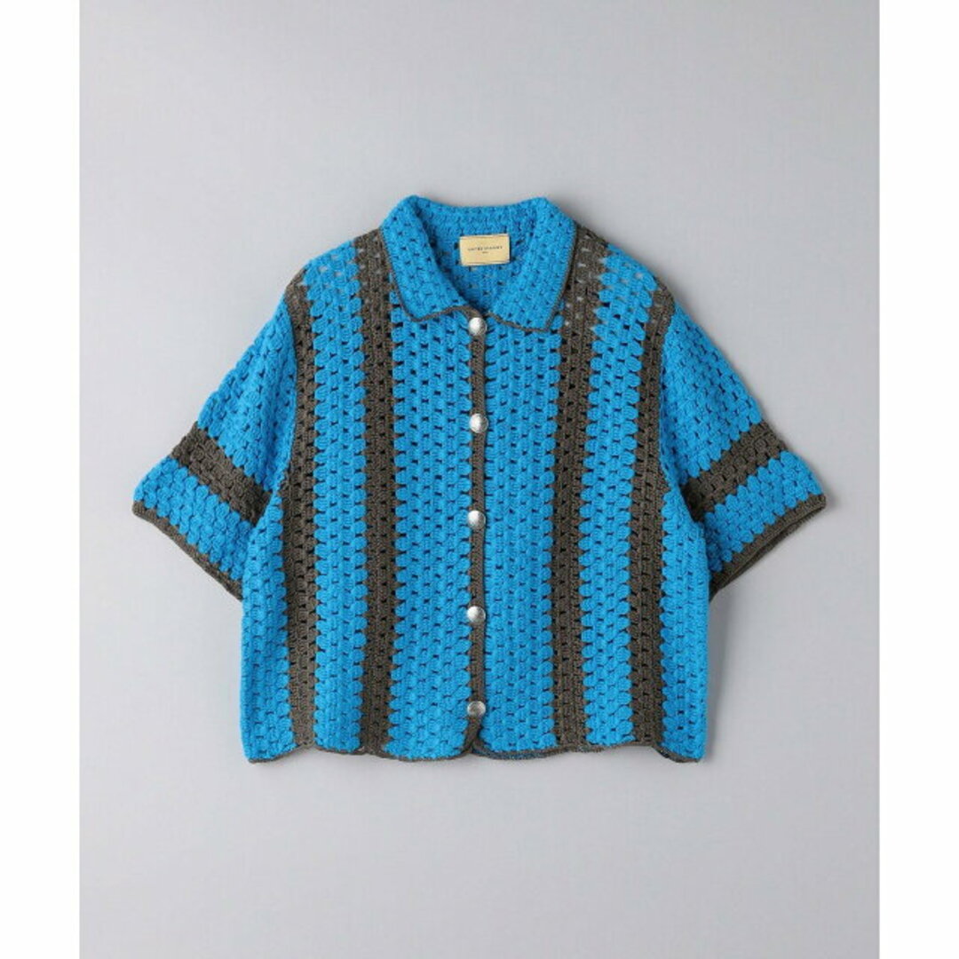 UNITED ARROWS(ユナイテッドアローズ)の【TURQUOISE】【FREE】クロシェ ショートスリーブ ニット レディースのトップス(ニット/セーター)の商品写真