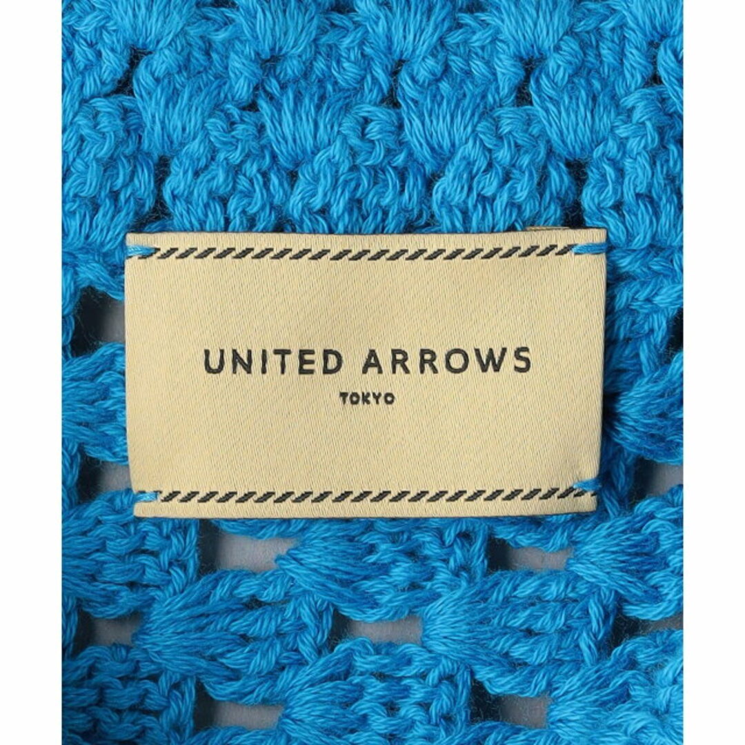 UNITED ARROWS(ユナイテッドアローズ)の【TURQUOISE】クロシェ ショートスリーブ ニット レディースのトップス(ニット/セーター)の商品写真