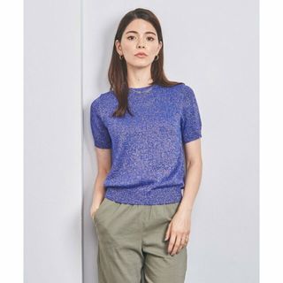 ユナイテッドアローズ(UNITED ARROWS)の【ROYAL】ラメ ショートスリーブ ニット(ニット/セーター)