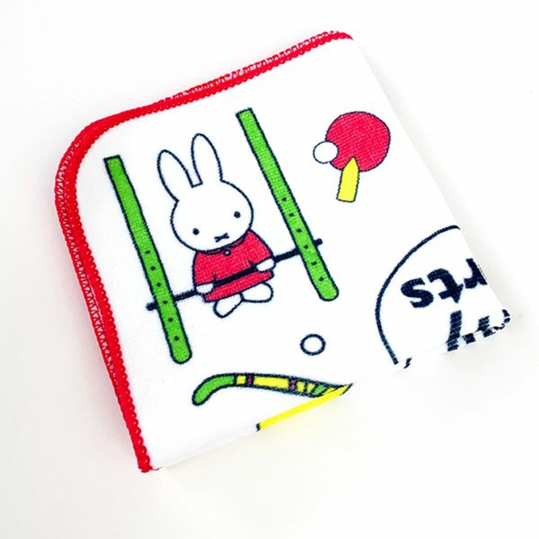 miffy(ミッフィー)のミッフィー M/T WH スポーツミッフィー ミニタオル ミニハンカチ タオルハンカチ タオル 白 グッズ インテリア/住まい/日用品の日用品/生活雑貨/旅行(タオル/バス用品)の商品写真