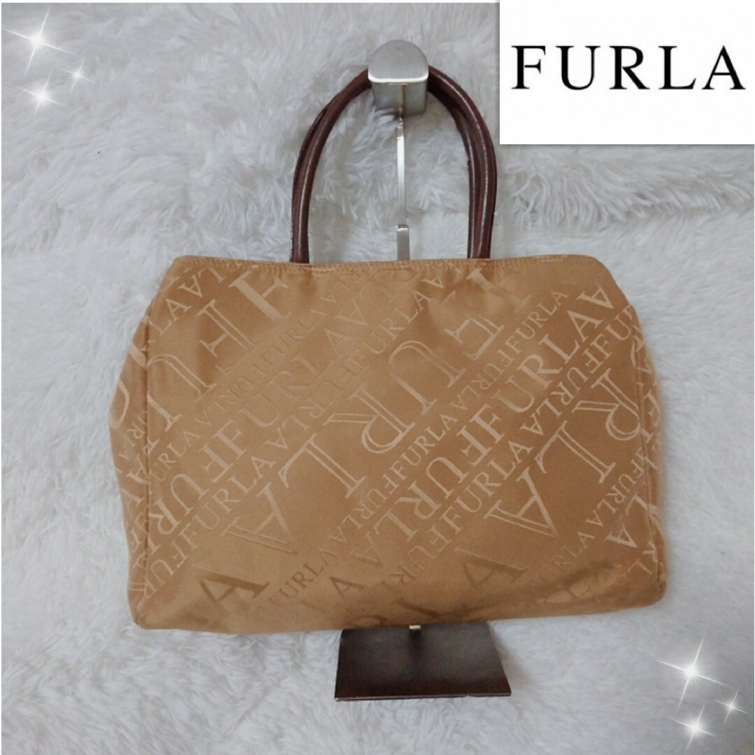 Furla(フルラ)のFURLA フルラ ロゴ 総柄 トートバッグ ハンドバッグ レディースのバッグ(トートバッグ)の商品写真