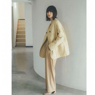 クラネ(CLANE)のCLANE quilting no collar jacket(ノーカラージャケット)