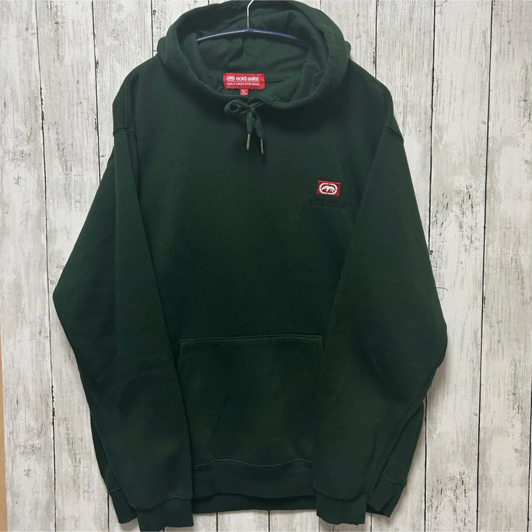 ECKO UNLTD(エコーアンリミテッド)のecko unltd エコーアンリミテッド　ビッグサイズ パーカー　グリーン メンズのトップス(パーカー)の商品写真