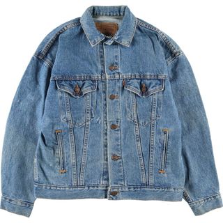 リーバイス(Levi's)の古着 90年代 リーバイス Levi's 57507 オレンジタブ デニムジャケット Gジャン USA製 メンズM ヴィンテージ /eaa423639(Gジャン/デニムジャケット)