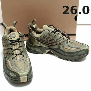 サロモン(SALOMON)の26 新品 SALOMON ACS PRO スニーカー グリーン カ(スニーカー)