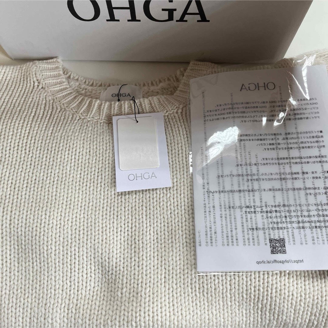 新品】OHGA PUFF KNIT オーガニットの通販 by cookie｜ラクマ