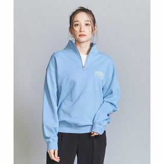 ビューティアンドユースユナイテッドアローズ(BEAUTY&YOUTH UNITED ARROWS)の【LT.BLUE】FSWCロゴ ハーフジップ スウェット(カットソー(長袖/七分))