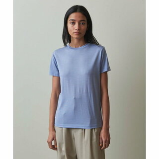 スティーブンアラン(steven alan)の【LT.BLUE】<Steven Alan>WOOL JERSEY SHORT SLEEVE TEE SHIRT/Tシャツ(カットソー(長袖/七分))