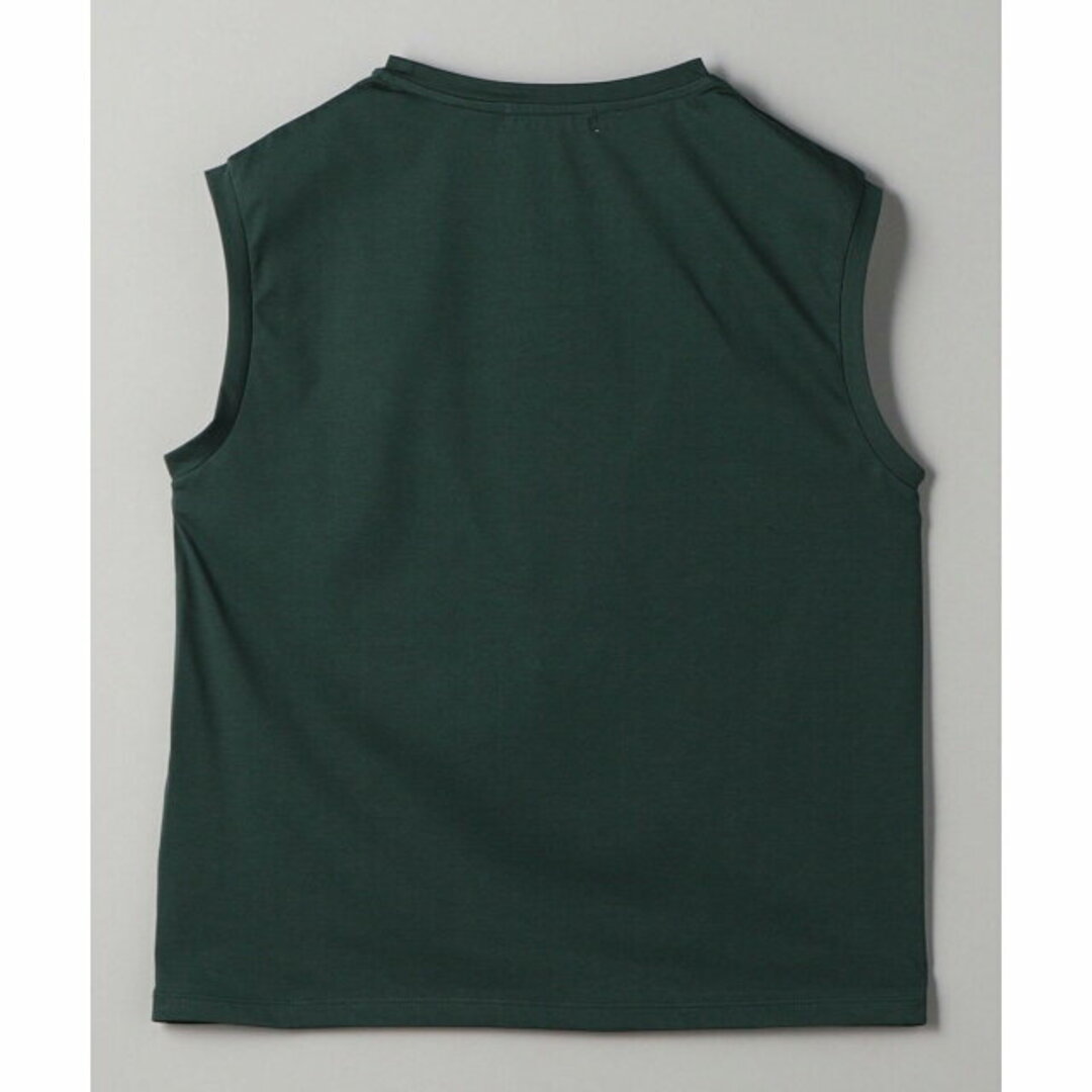 BEAUTY&YOUTH UNITED ARROWS(ビューティアンドユースユナイテッドアローズ)の【DK.GREEN】クリアハイゲージコットンブレンド ノースリーブカットソー レディースのトップス(カットソー(長袖/七分))の商品写真