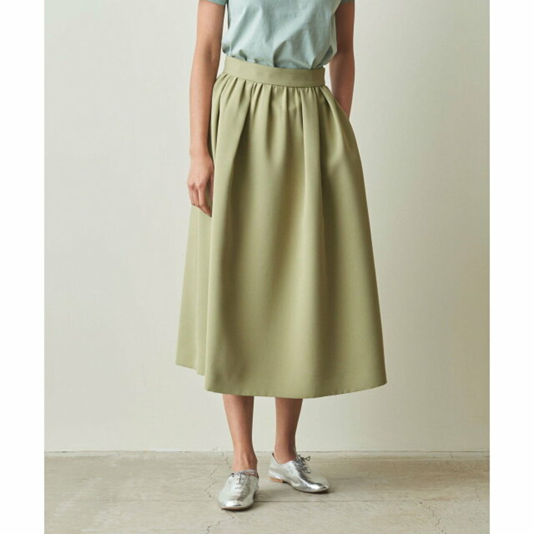 steven alan(スティーブンアラン)の【BEIGE】<Steven Alan>GATHER SKIRT/スカート レディースのスカート(ロングスカート)の商品写真