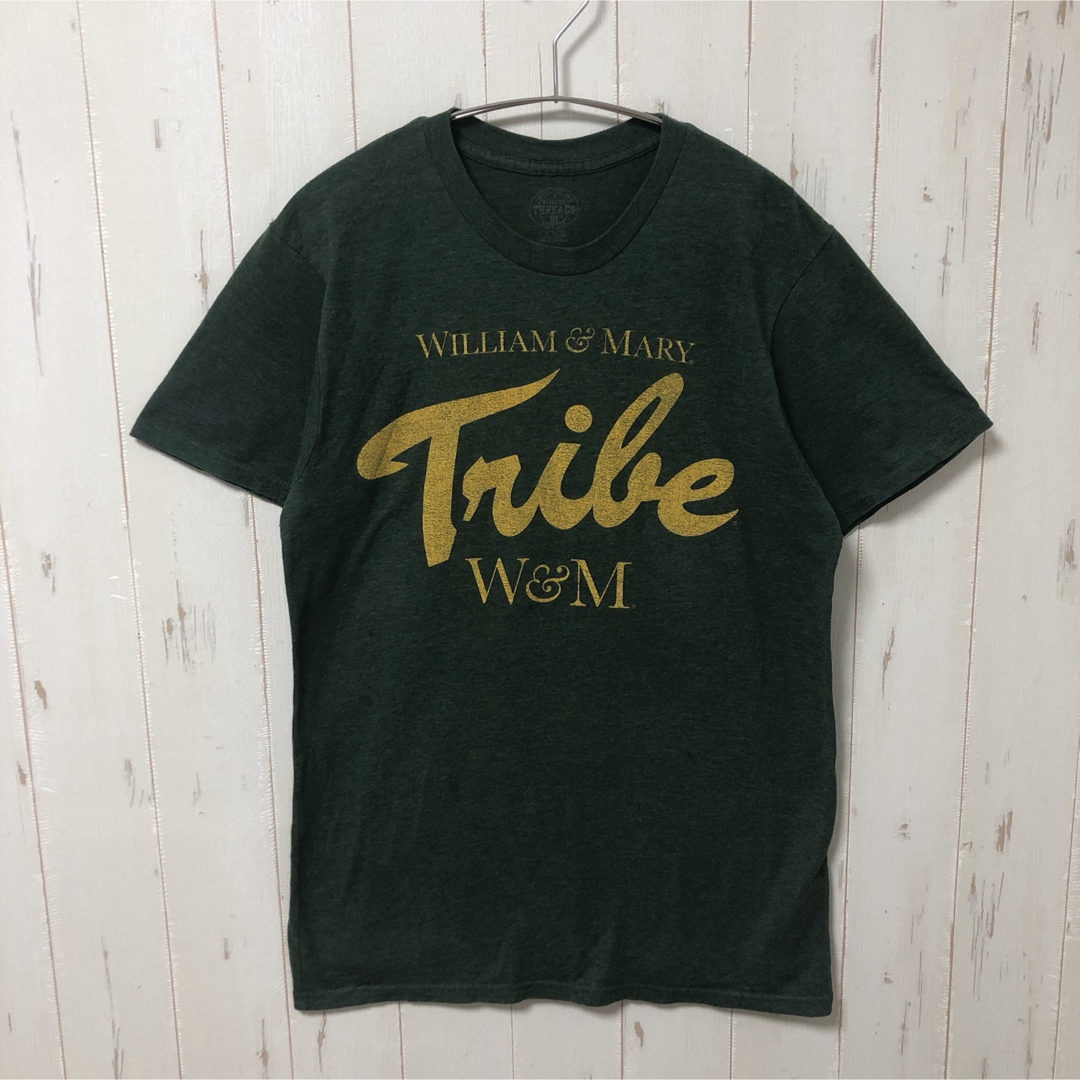 海外輸入 半袖 プリントTシャツ 英字 緑 グリーン S ユニセックス 古着 メンズのトップス(Tシャツ/カットソー(半袖/袖なし))の商品写真