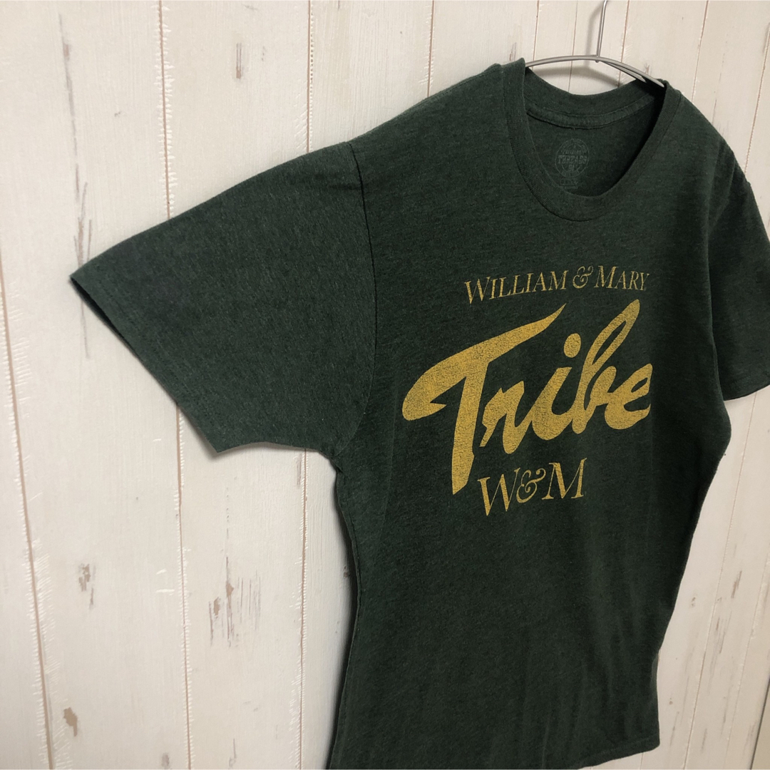 海外輸入 半袖 プリントTシャツ 英字 緑 グリーン S ユニセックス 古着 メンズのトップス(Tシャツ/カットソー(半袖/袖なし))の商品写真