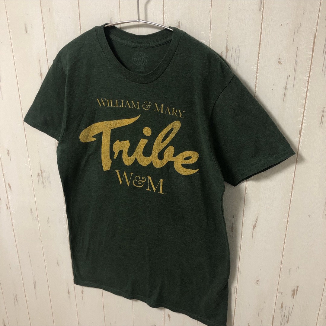 海外輸入 半袖 プリントTシャツ 英字 緑 グリーン S ユニセックス 古着 メンズのトップス(Tシャツ/カットソー(半袖/袖なし))の商品写真