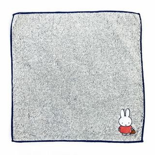 ミッフィー(miffy)のミッフィー シシュウM/T WH  ミッフィー ミニタオル ミニハンカチ タオルハンカチ タオル 白 グッズ(タオル/バス用品)