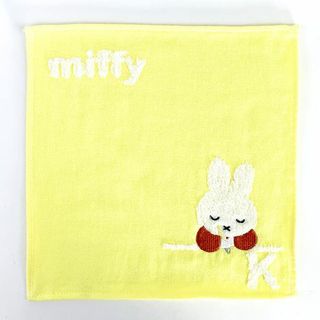 ミッフィー(miffy)のミッフィー ｍiffy イニシャルタオル K タオル ハンカチ イエロー グッズ(タオル/バス用品)