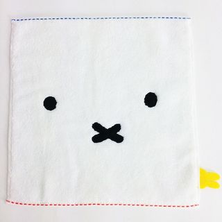 ミッフィー(miffy)のブルーナー ミッフィー ミニタオル おかお ホワイト グッズ  (MCOR)(その他)