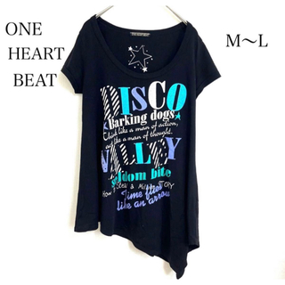 ONE HEART BEAT  Y2K マクブリング ロック Tシャツ  M〜L(Tシャツ(半袖/袖なし))