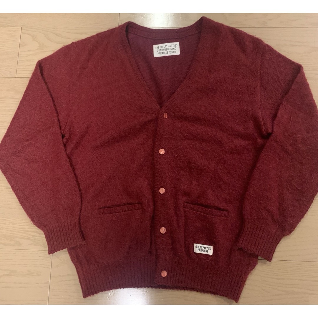 WACKO MARIA(ワコマリア)のWACKO MARIA MOHAIR KNIT CARDIGAN Lサイズ メンズのトップス(カーディガン)の商品写真