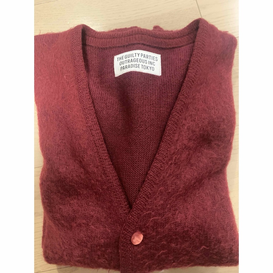 WACKO MARIA(ワコマリア)のWACKO MARIA MOHAIR KNIT CARDIGAN Lサイズ メンズのトップス(カーディガン)の商品写真