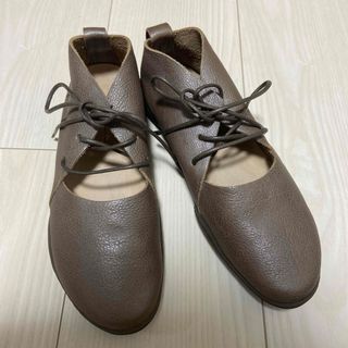 【美品】trippen トリッペン　Bare grey レザーシューズ 36