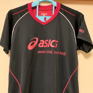 アシックス(asics)のアシックス　黒　Tシャツ(バレーボール)