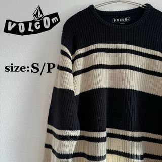 ボルコム(volcom)の⭐️美品⭐️ VOLCOM ニットセーター　マルチボーダー　S(ニット/セーター)