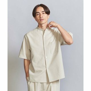 ビューティアンドユースユナイテッドアローズ(BEAUTY&YOUTH UNITED ARROWS)の【OFF WHITE】KOMATSU PACK  プリミティヴ バンドカラー シャツ -吸水速乾・セットアップ対応-(その他)