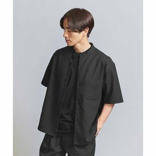 ビューティアンドユースユナイテッドアローズ(BEAUTY&YOUTH UNITED ARROWS)の【BLACK】KOMATSU PACK  プリミティヴ バンドカラー シャツ -吸水速乾・セットアップ対応-(その他)