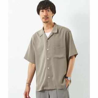 ユナイテッドアローズグリーンレーベルリラクシング(UNITED ARROWS green label relaxing)の【BEIGE】Morley ドレーピー オープンカラー シャツ(シャツ)