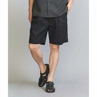 ビューティアンドユースユナイテッドアローズ(BEAUTY&YOUTH UNITED ARROWS)の【BLACK】ハイブリットリネン 2プリーツ ショートパンツ(その他)