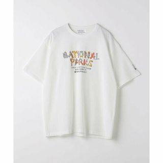 ユナイテッドアローズグリーンレーベルリラクシング(UNITED ARROWS green label relaxing)の【WHITE】【別注】<PARKS PROJECT>GLR NATIONAL プリント Tシャツ(Tシャツ/カットソー(半袖/袖なし))