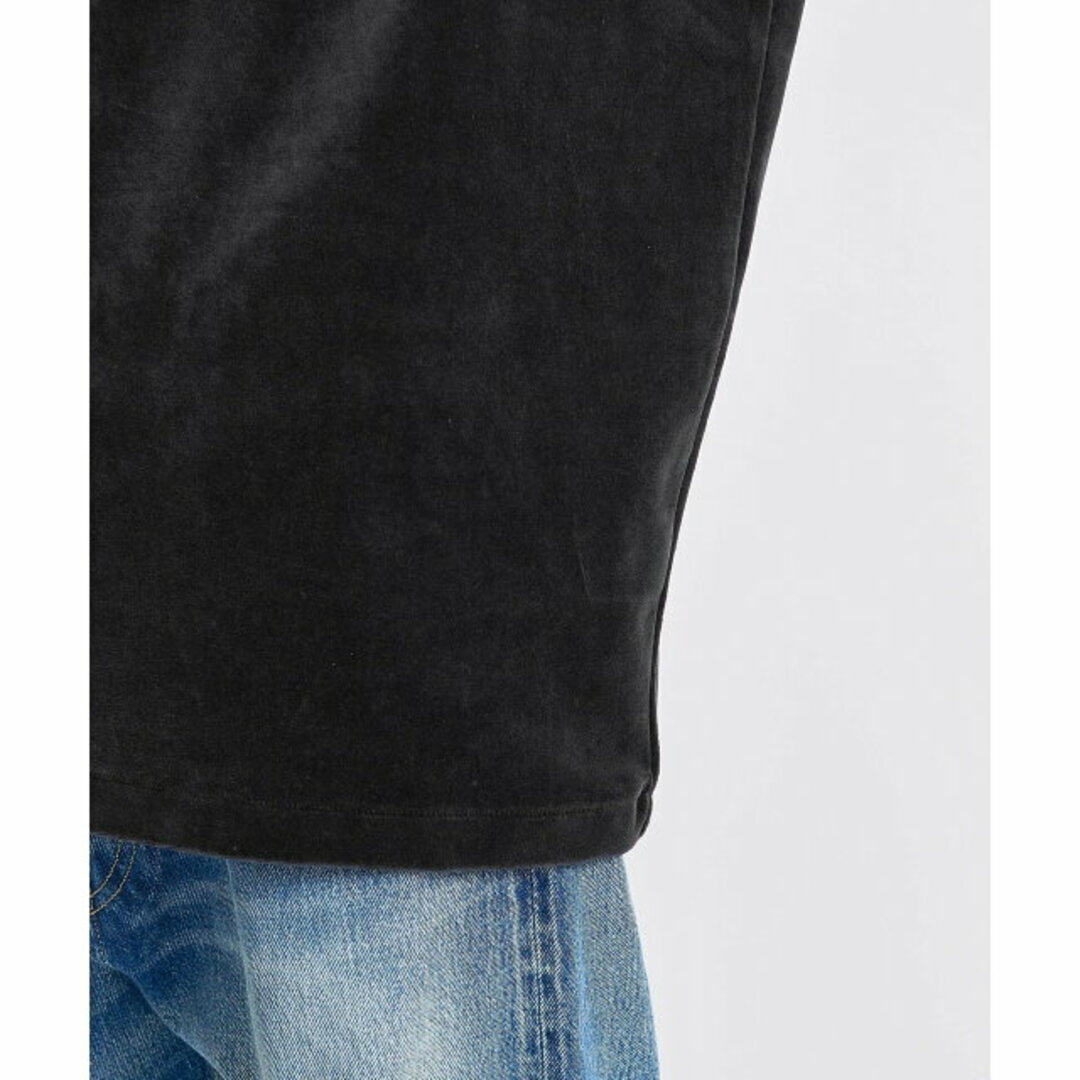 BEAUTY&YOUTH UNITED ARROWS(ビューティアンドユースユナイテッドアローズ)の【BLACK】【L】<info. BEAUTY&YOUTH> シャイニー ベロア ポロシャツ メンズのトップス(ポロシャツ)の商品写真