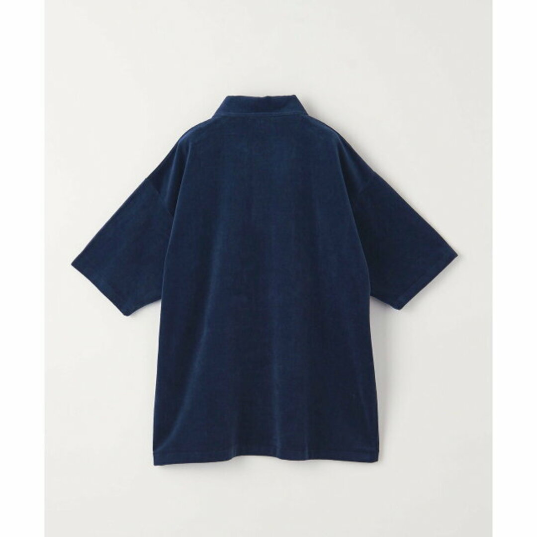 BEAUTY&YOUTH UNITED ARROWS(ビューティアンドユースユナイテッドアローズ)の【ROYAL】【M】<info. BEAUTY&YOUTH> シャイニー ベロア ポロシャツ メンズのトップス(ポロシャツ)の商品写真