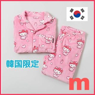 【韓国限定】SPAO パジャマ 上下 キティ M ピンク サンリオ(パジャマ)