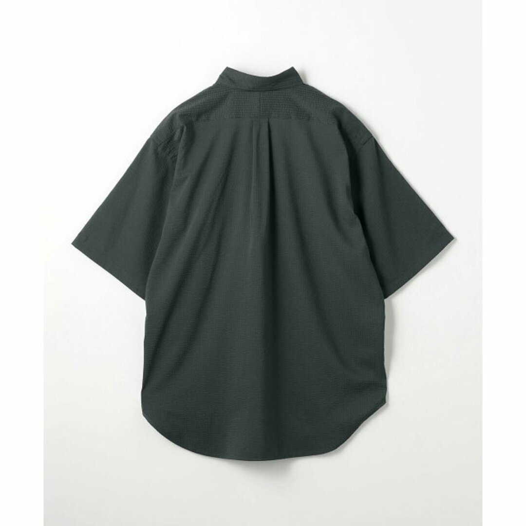 UNITED ARROWS green label relaxing(ユナイテッドアローズグリーンレーベルリラクシング)の【DK.GRAY】【L】【別注】<UNIVERSAL OVERALL>GLR シアサッカー スナップダウン シャツ メンズのトップス(シャツ)の商品写真