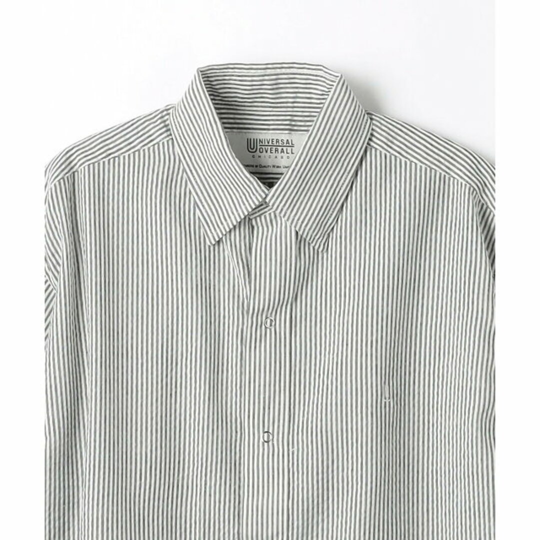 UNITED ARROWS green label relaxing(ユナイテッドアローズグリーンレーベルリラクシング)の【その他1】【M】【別注】<UNIVERSAL OVERALL>GLR シアサッカー スナップダウン シャツ メンズのトップス(シャツ)の商品写真