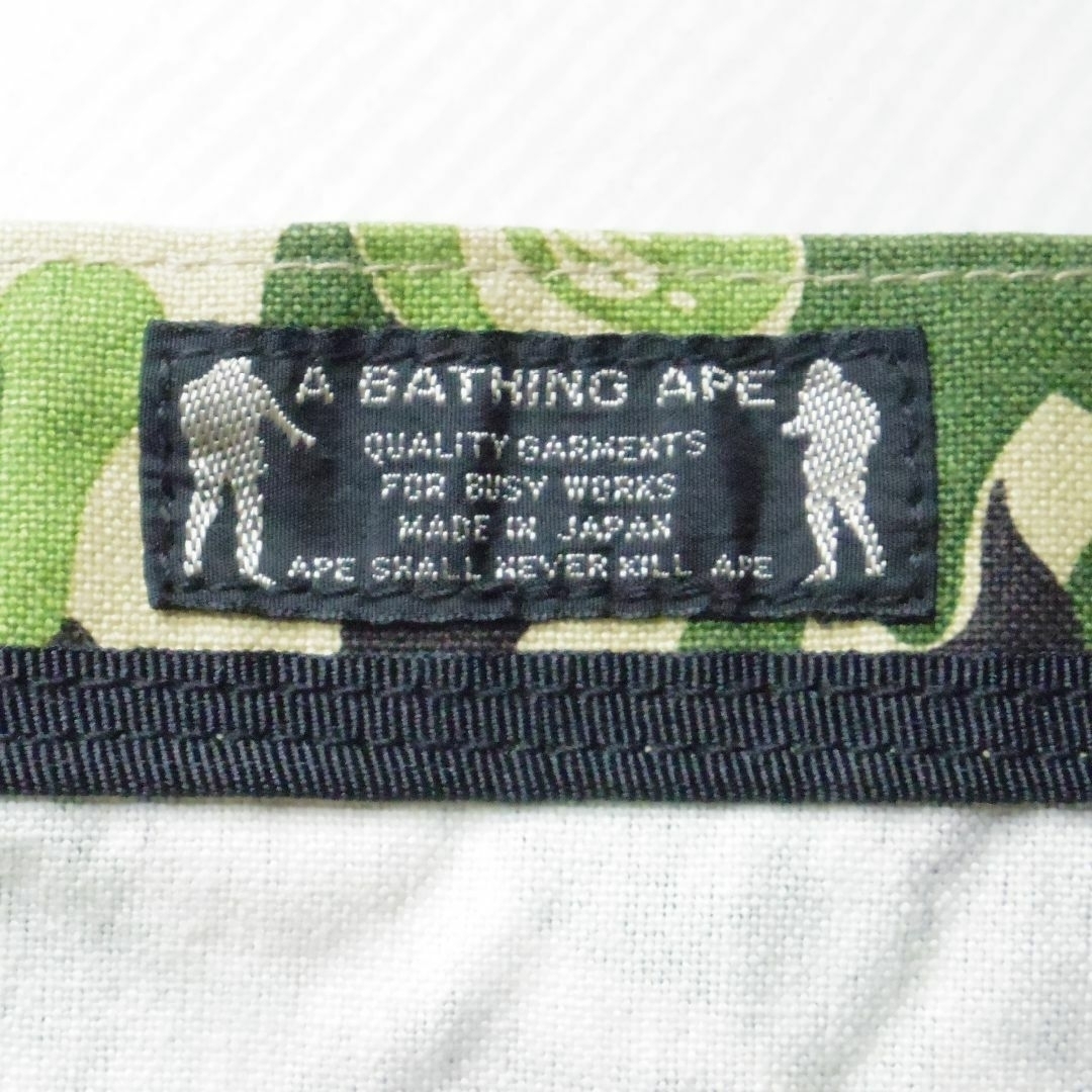 A BATHING APE(アベイシングエイプ)のA BATHING APE トートバッグ 猿迷彩 カモフラ柄 90's 日本製 メンズのバッグ(トートバッグ)の商品写真